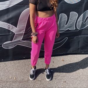 Hot Pink Joggers